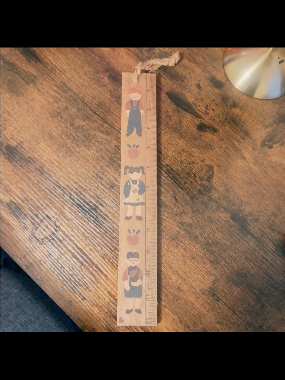 Handmade and crafted foot long ruler Amish made